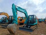 2010 Sunward SWE90 crawler excavator, front three-quarter view