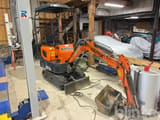 2023 Crawler HT10 mini excavator, front three-quarter view