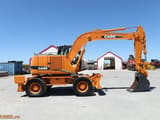 2007 CASE WX145 wheel excavator, side view