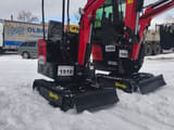 2025 JPC HT-12 mini excavator, three-quarter front view
