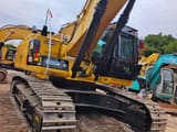 2024 Caterpillar 349D crawler excavator, front three-quarter view
