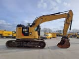 2016 Caterpillar 335F LCR crawler excavator, side view