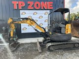2016 Bobcat E26 mini excavator, side view