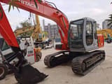 Hitachi EX120-5 crawler excavator, side view