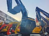 2025 Hyundai HX220HD crawler excavator, front three-quarter view