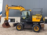 2016 JCB JS160W wheel excavator, side profile view