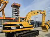 2020 Caterpillar 320BL crawler excavator, rear three-quarter view