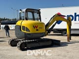 2019 Wacker Neuson EZ53 mini excavator, rear three-quarter view