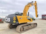 2002 JCB JS 330 LC crawler excavator rear three-quarter view