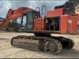 2010 Hitachi ZX470-3 crawler excavator, rear three-quarter view