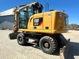 2018 Caterpillar M314F wheel excavator, rear three-quarter view