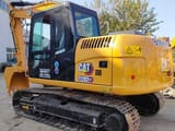 2022 Caterpillar 312D2 GC crawler excavator, rear three-quarter view