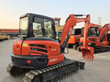 2023 Kubota KX165 mini excavator, rear three-quarter view