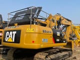2024 Caterpillar 329D crawler excavator, rear three-quarter view