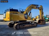 2017 Caterpillar 352F crawler excavator, side view