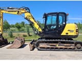 2017 Yanmar SV120 crawler excavator, side view
