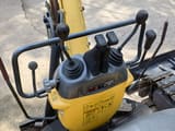 2023 Komatsu PC10MR mini excavator operator station view