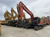 2024 Doosan DX225LCA crawler excavator, front three-quarter view