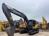 2024 Volvo EC210 crawler excavator, front three-quarter view