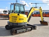 2021 Wacker Neuson EZ36 mini excavator, rear three-quarter view