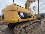 2007 Caterpillar 325DL crawler excavator, rear three-quarter view