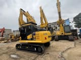 2020 Komatsu PC130-7 crawler excavator, rear three-quarter view