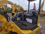 2024 Komatsu PC40 mini excavator operator station view