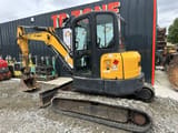 2015 Bobcat E50 mini excavator, side view