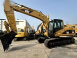 Pelle sur chenilles Caterpillar 320C de 2008, vue latérale