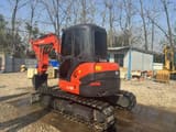 2024 Kubota U50-5 mini excavator, rear three-quarter view