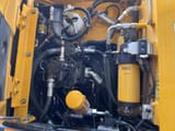 2021 JCB JS145W wheel excavator engine compartment view