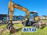 2018 Hyundai HW140 wheel excavator side view
