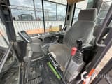 2017 Doosan DX85R-3 mini excavator interior cab view