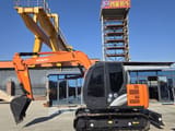 2024 Hitachi ZX70 mini excavator, side profile view