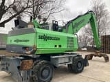 2011 Sennebogen 818M material handler, rear three-quarter view