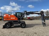 2019 Atlas 150W wheel excavator, side view