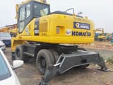 2023 Komatsu PW160W-7 wheel excavator rear three-quarter view