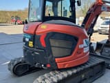 2021 Kubota U50-5 mini excavator, rear three-quarter view