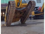 2023 Komatsu PC450-8 crawler excavator, undercarriage view