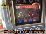 2024 Sany SY95 crawler excavator digital dashboard display