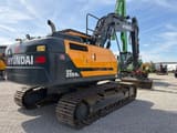 2022 Hyundai HX210AL crawler excavator, rear three-quarter view