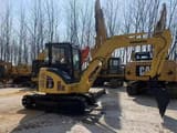 2025 Komatsu PC55 MR mini excavator, side view