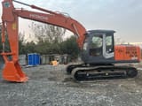 2018 Hitachi Zaxis 200 crawler excavator, side view