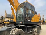 2020 Hyundai Robex 210W-9 wheel excavator, side profile view