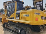 2023 Komatsu PC200-6 crawler excavator, rear three-quarter view