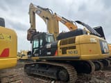 2019 Caterpillar 336D2 crawler excavator, rear three-quarter view