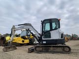2013 Bobcat E60 mini excavator, side view