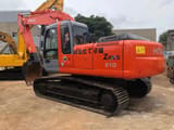 2020 Hitachi Zaxis 210 crawler excavator, rear three-quarter view