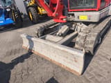 2019 JCB 100C-1 crawler excavator front view with blade