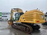 2020 Caterpillar 352-07A crawler excavator, rear three-quarter view